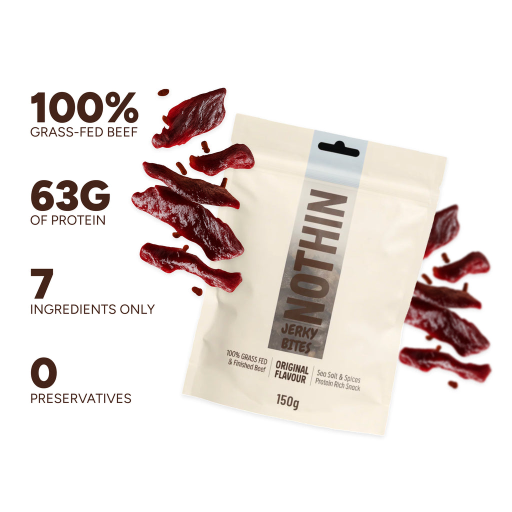 Grass Fed Beef Jerky Bites 150g