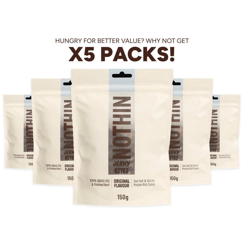 Grass Fed Beef Jerky Bites 150g